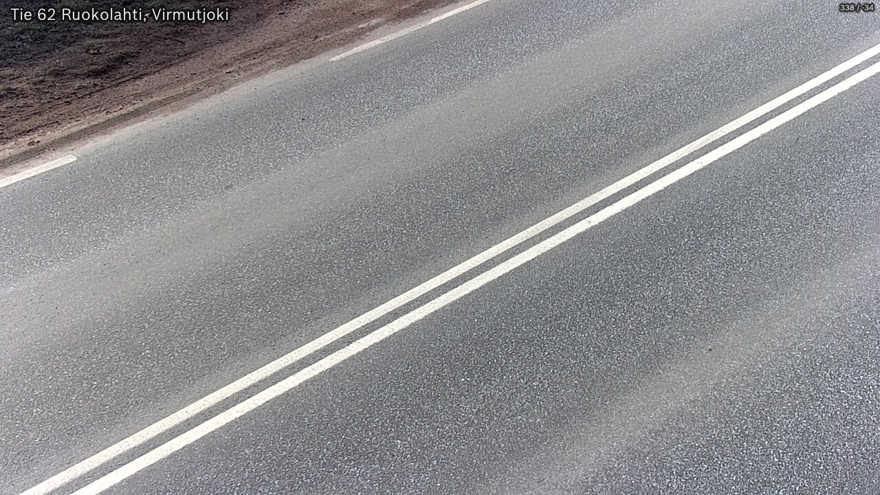 Weather Camera Image Väg 62 Virmutjoki, Ruokolahti, Etelä-Karjala