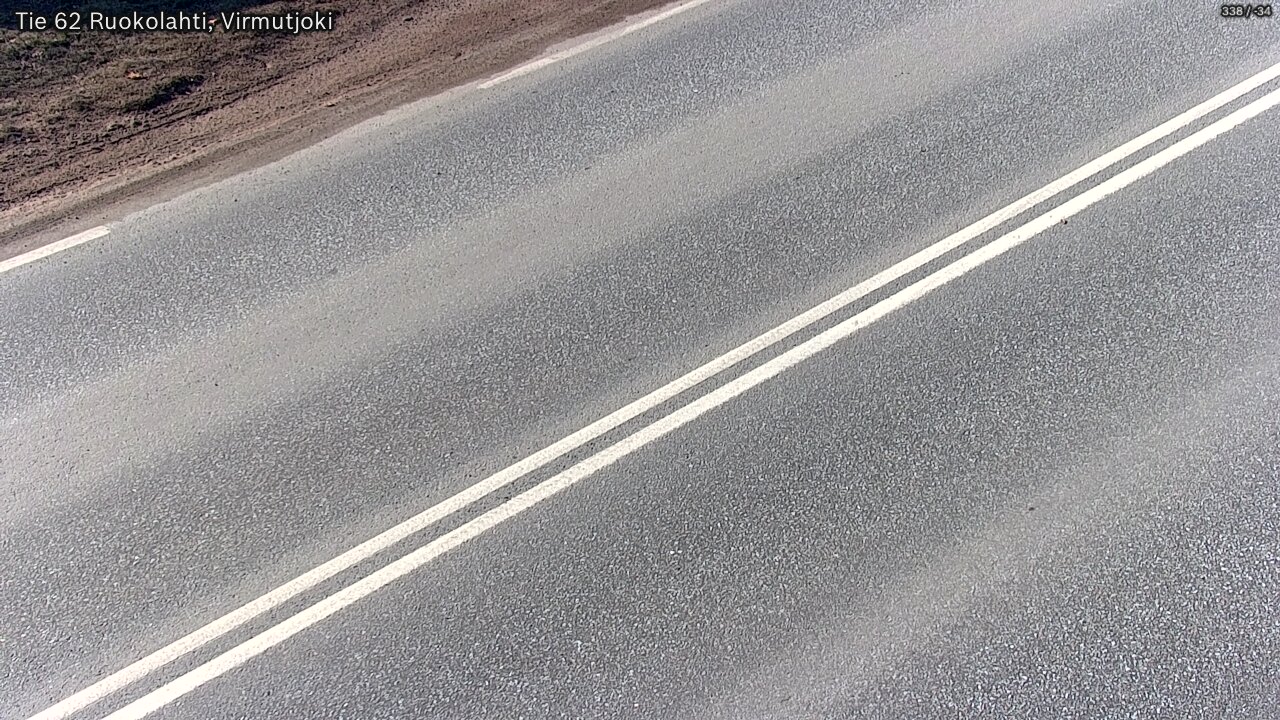 Weather Camera Image Väg 62 Virmutjoki, Ruokolahti, Etelä-Karjala