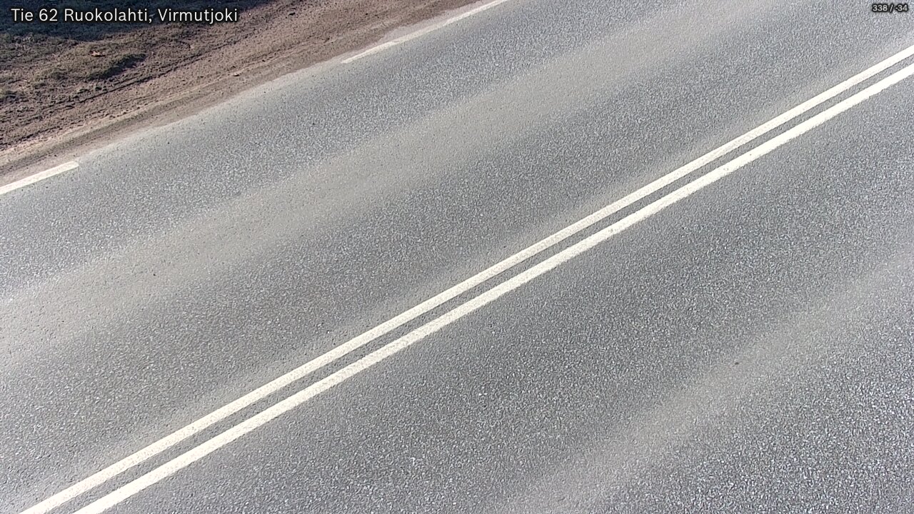 Weather Camera Image Väg 62 Virmutjoki, Ruokolahti, Etelä-Karjala