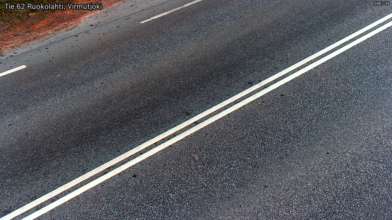 Weather Camera Image Road 62 Virmutjoki, Ruokolahti, Etelä-Karjala