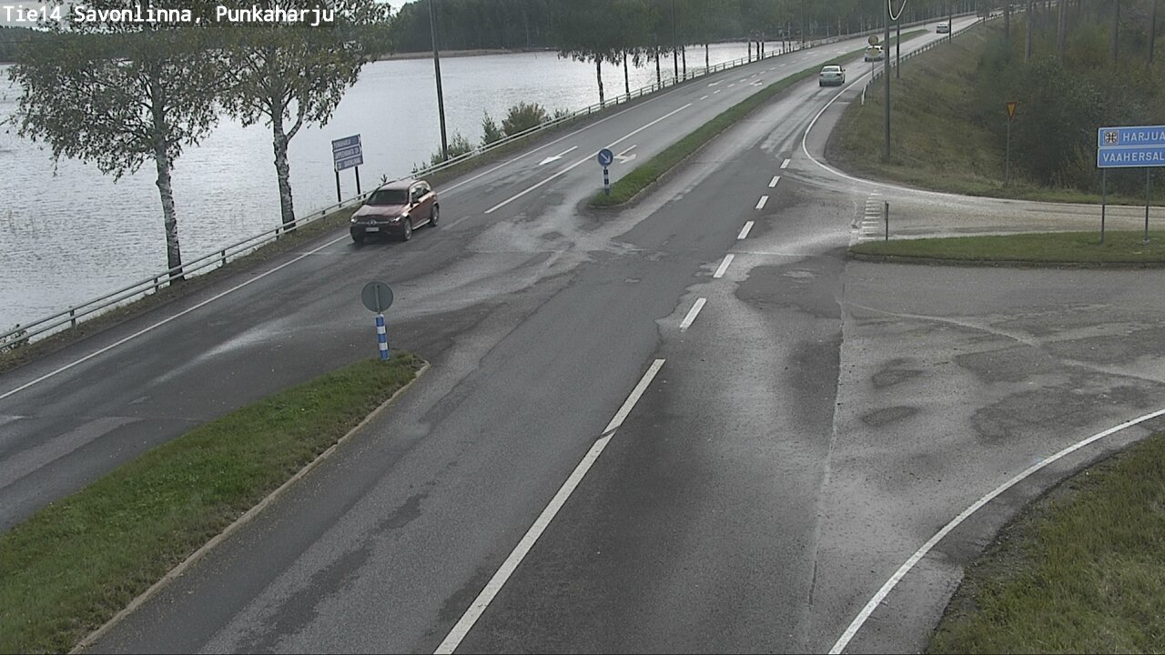 Weather Camera Image Väg 14 Savonlinna, Punkaharju, Savonlinna, Etelä-Savo