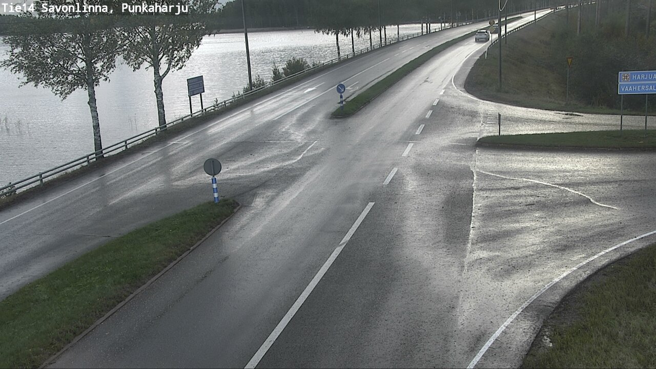 Weather Camera Image Väg 14 Savonlinna, Punkaharju, Savonlinna, Etelä-Savo