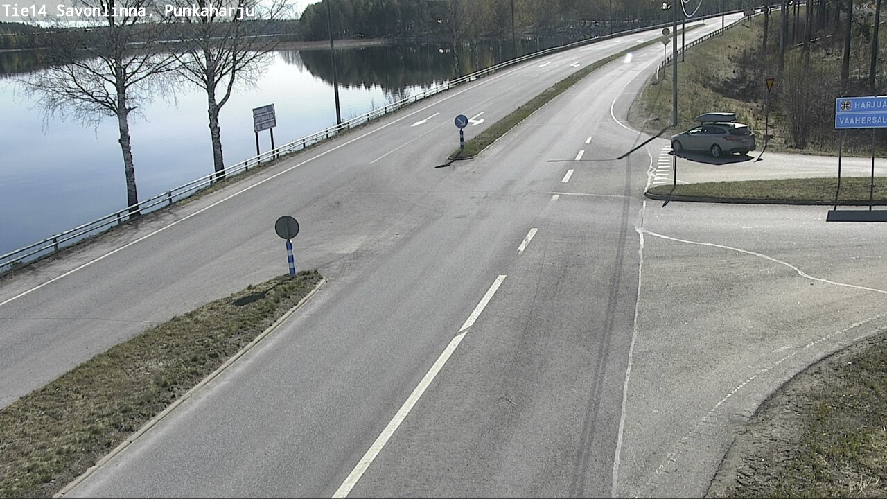 Weather Camera Image Väg 14 Savonlinna, Punkaharju, Savonlinna, Etelä-Savo
