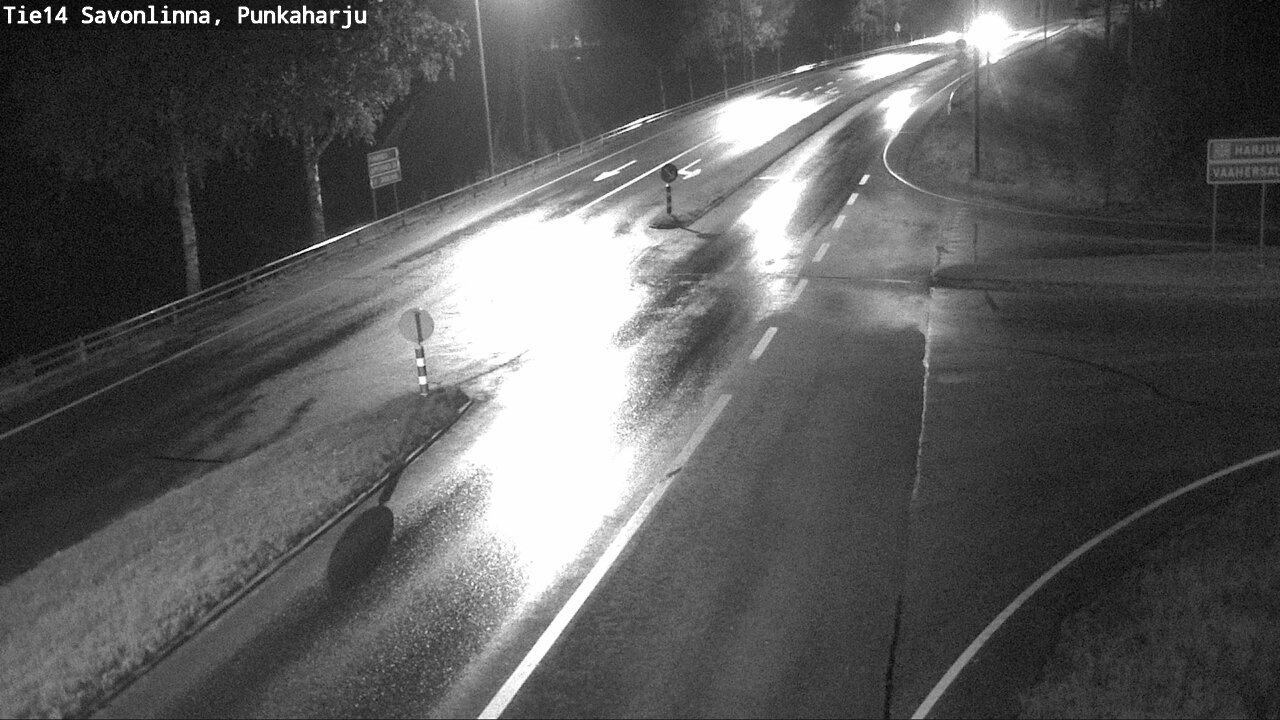 Weather Camera Image Väg 14 Savonlinna, Punkaharju, Savonlinna, Etelä-Savo