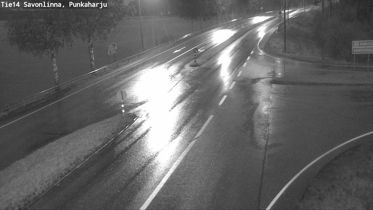 Weather Camera Image Väg 14 Savonlinna, Punkaharju, Savonlinna, Etelä-Savo