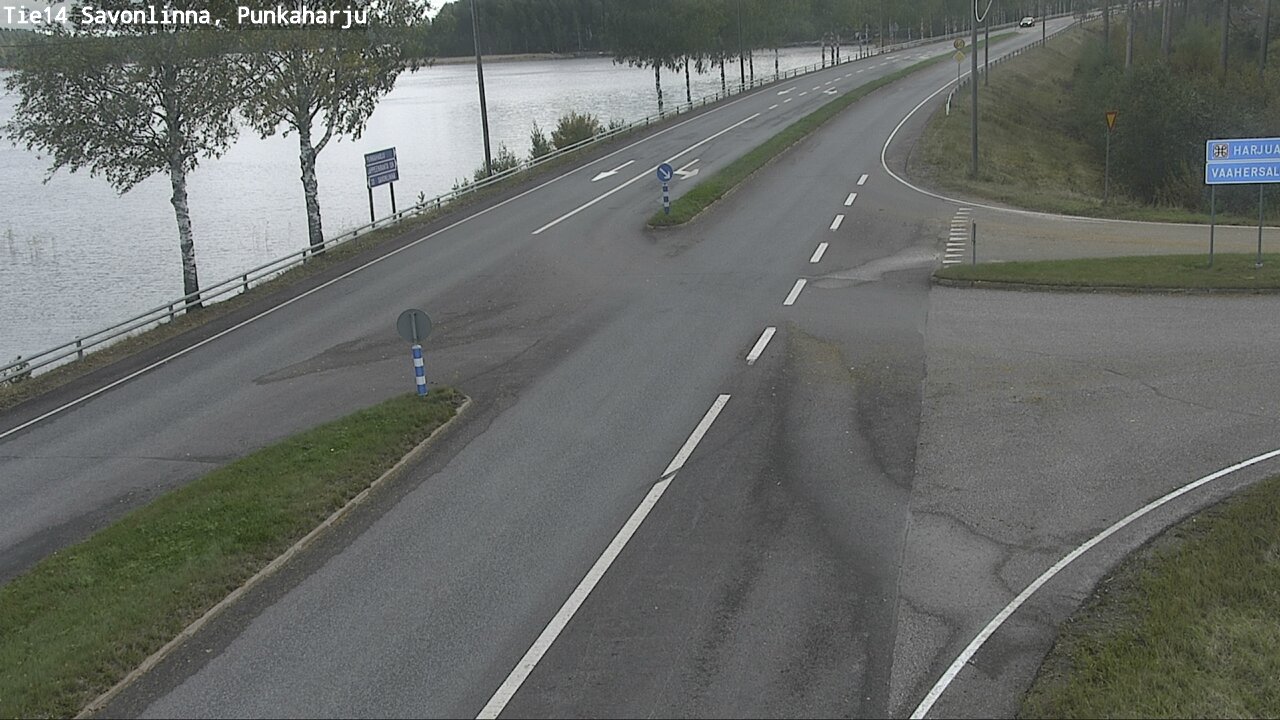 Weather Camera Image Väg 14 Savonlinna, Punkaharju, Savonlinna, Etelä-Savo