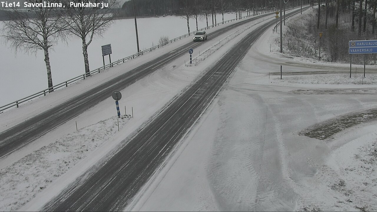 Weather Camera Image Väg 14 Savonlinna, Punkaharju, Savonlinna, Etelä-Savo