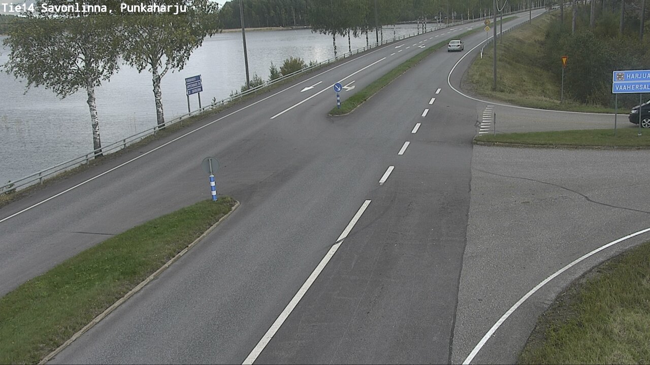 Weather Camera Image Väg 14 Savonlinna, Punkaharju, Savonlinna, Etelä-Savo