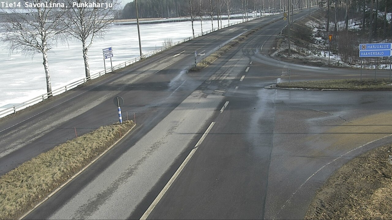 Weather Camera Image Road 14 Savonlinna, Punkaharju, Savonlinna, Etelä-Savo