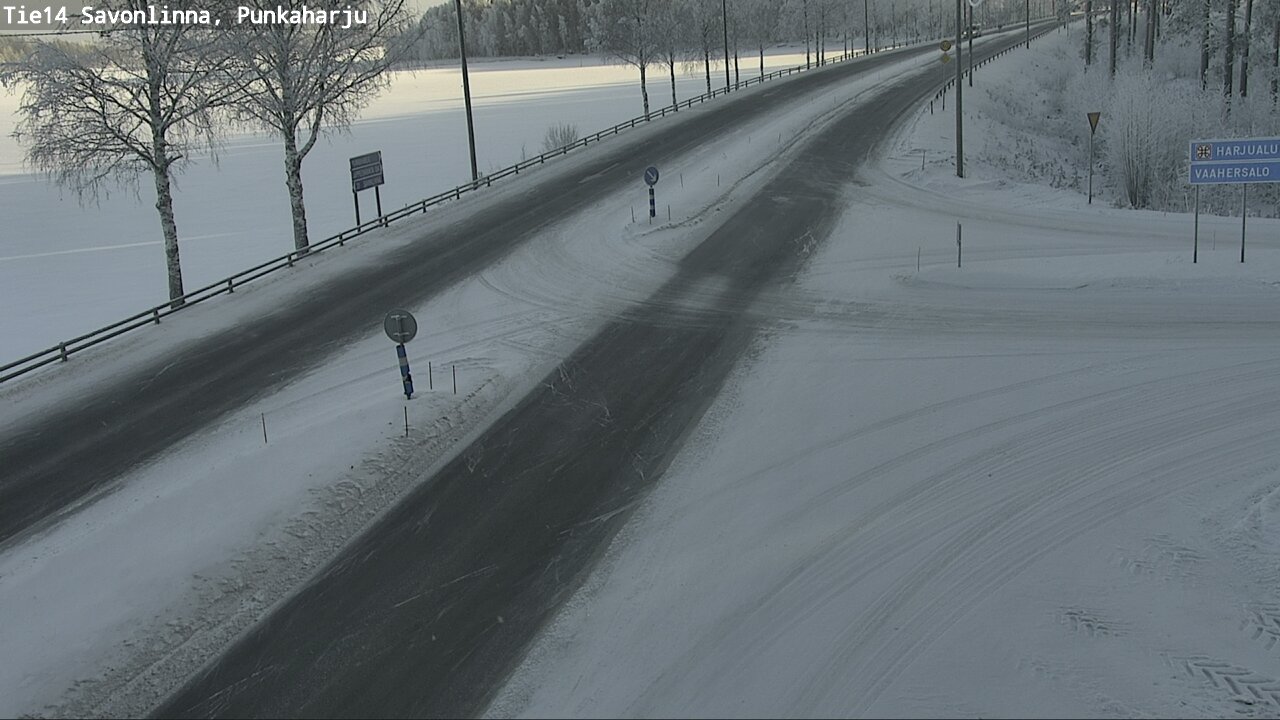 Weather Camera Image Road 14 Savonlinna, Punkaharju, Savonlinna, Etelä-Savo