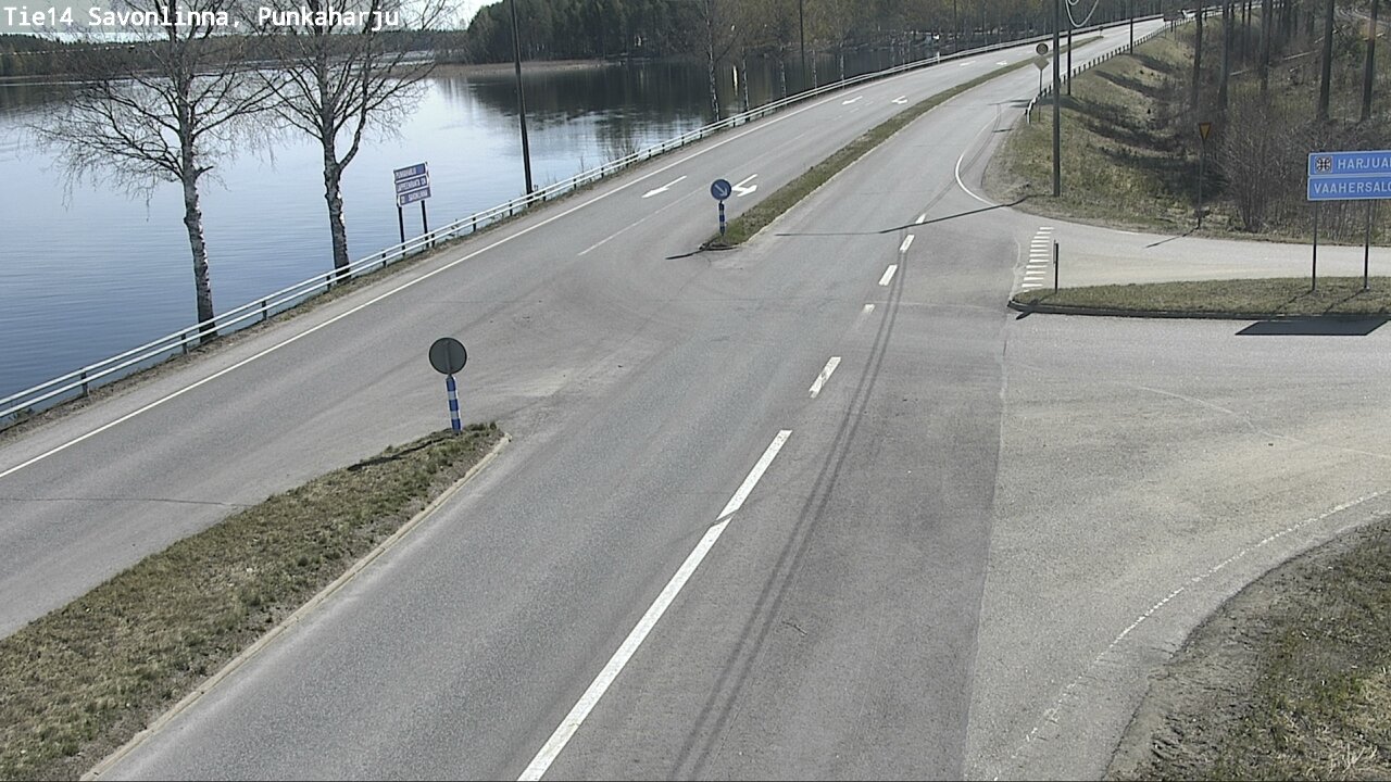 Weather Camera Image Väg 14 Savonlinna, Punkaharju, Savonlinna, Etelä-Savo