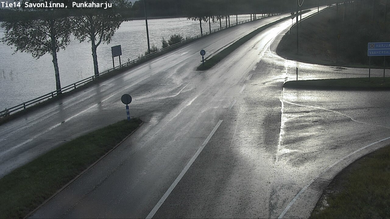 Weather Camera Image Väg 14 Savonlinna, Punkaharju, Savonlinna, Etelä-Savo