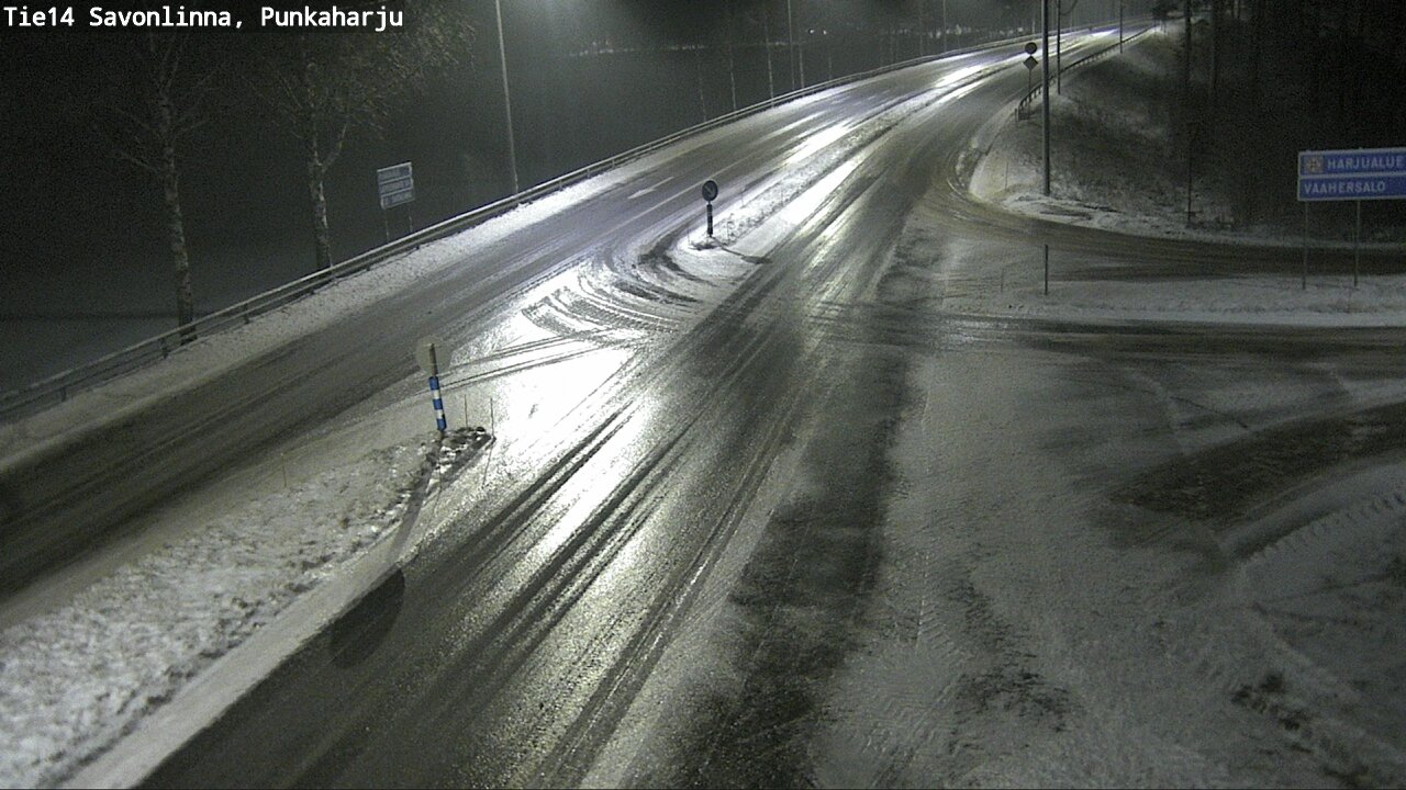 Weather Camera Image Väg 14 Savonlinna, Punkaharju, Savonlinna, Etelä-Savo