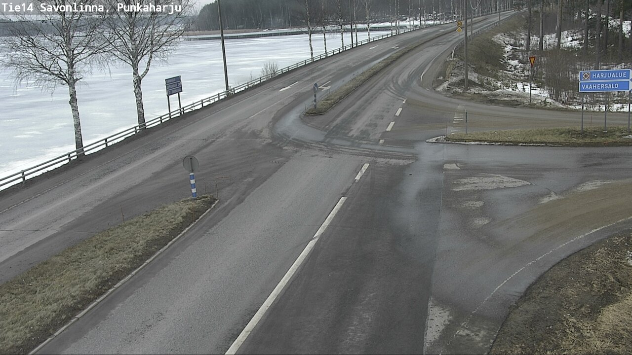Weather Camera Image Road 14 Savonlinna, Punkaharju, Savonlinna, Etelä-Savo