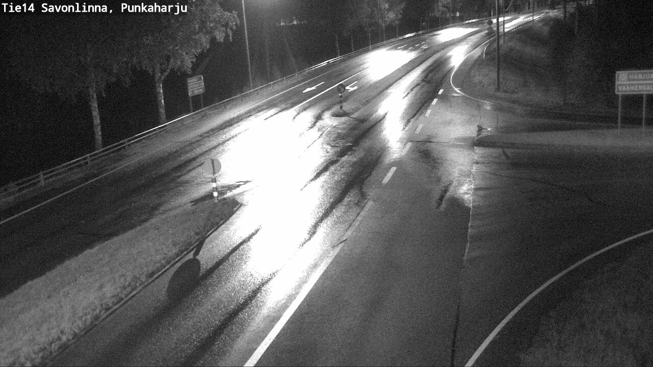 Weather Camera Image Väg 14 Savonlinna, Punkaharju, Savonlinna, Etelä-Savo