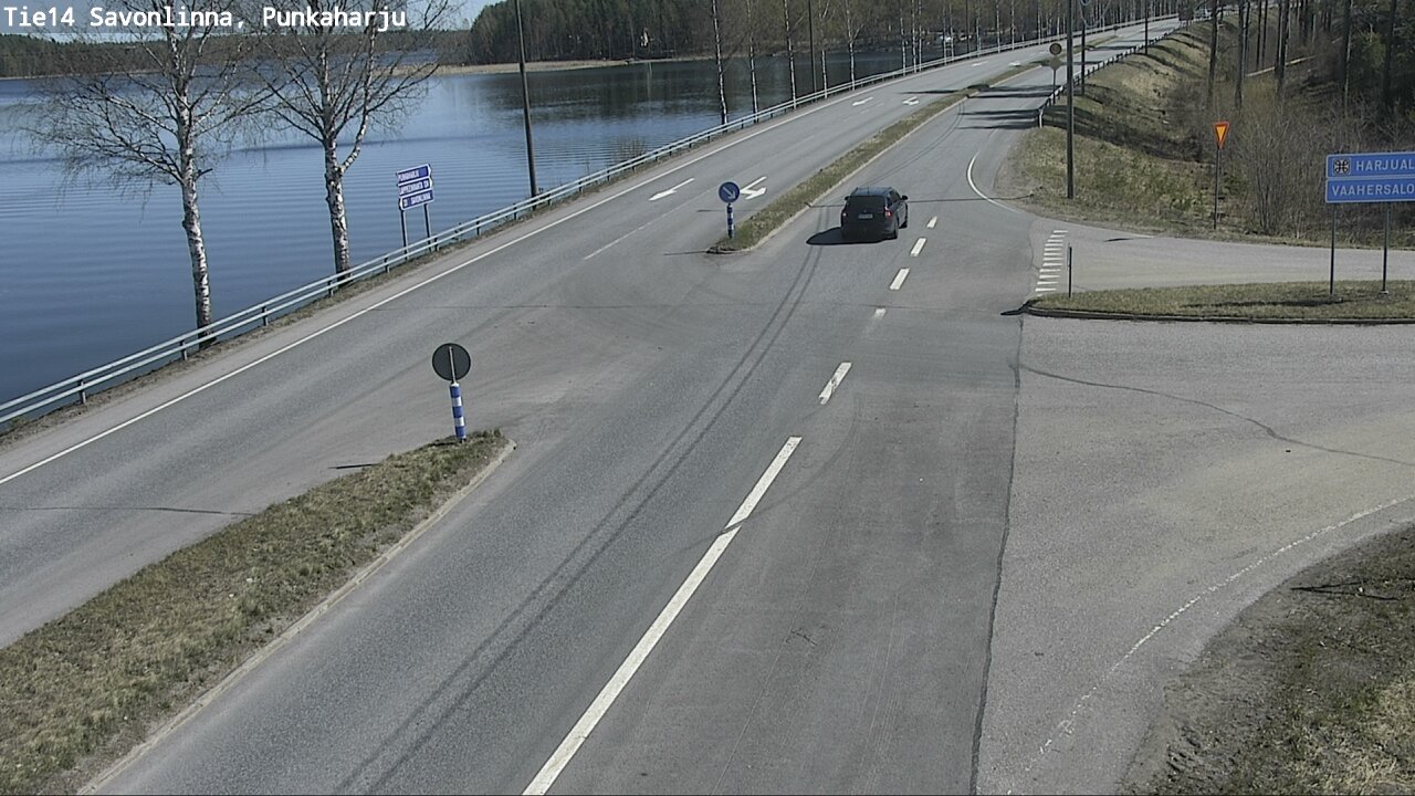 Weather Camera Image Väg 14 Savonlinna, Punkaharju, Savonlinna, Etelä-Savo