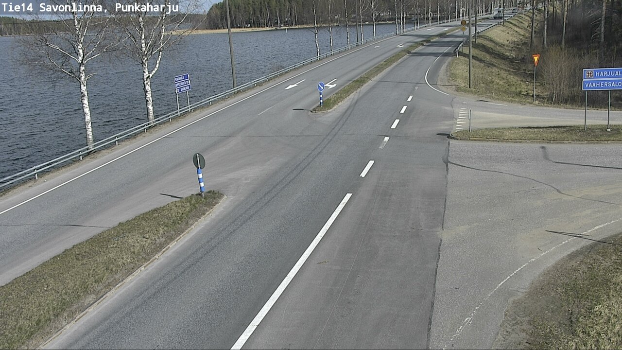 Weather Camera Image Road 14 Savonlinna, Punkaharju, Savonlinna, Etelä-Savo