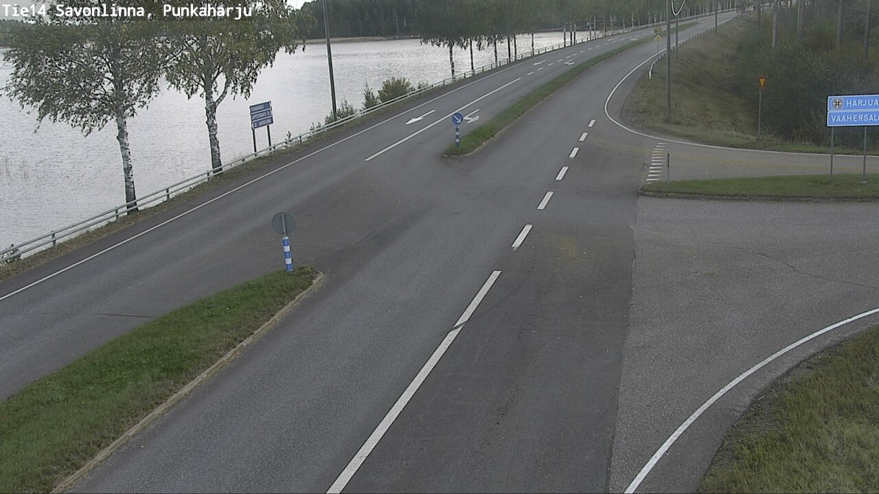 Weather Camera Image Väg 14 Savonlinna, Punkaharju, Savonlinna, Etelä-Savo