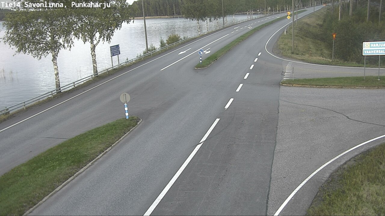 Weather Camera Image Väg 14 Savonlinna, Punkaharju, Savonlinna, Etelä-Savo