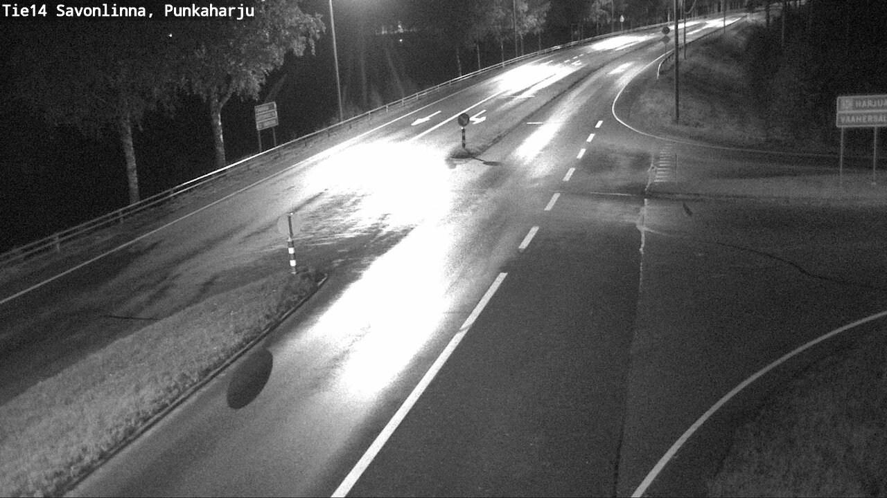 Weather Camera Image Väg 14 Savonlinna, Punkaharju, Savonlinna, Etelä-Savo