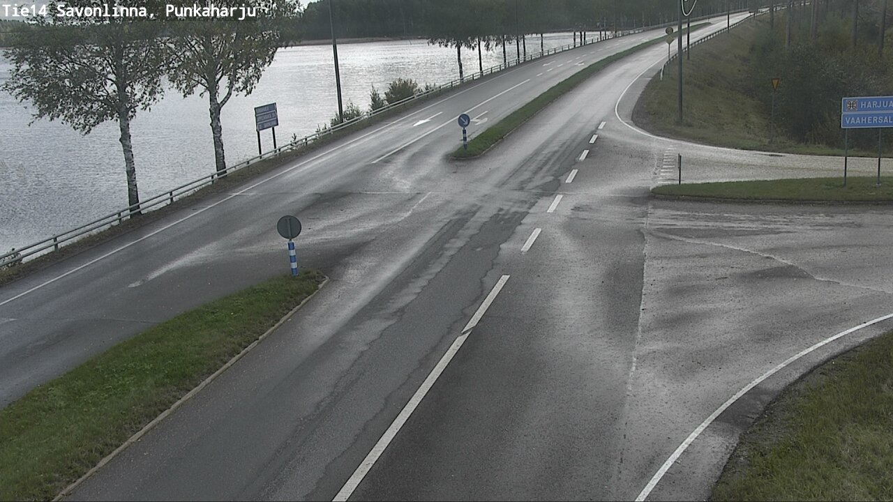 Weather Camera Image Väg 14 Savonlinna, Punkaharju, Savonlinna, Etelä-Savo