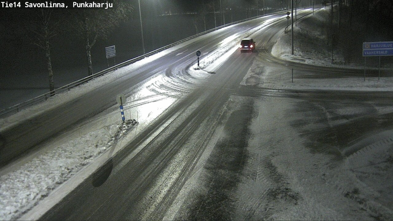 Weather Camera Image Väg 14 Savonlinna, Punkaharju, Savonlinna, Etelä-Savo