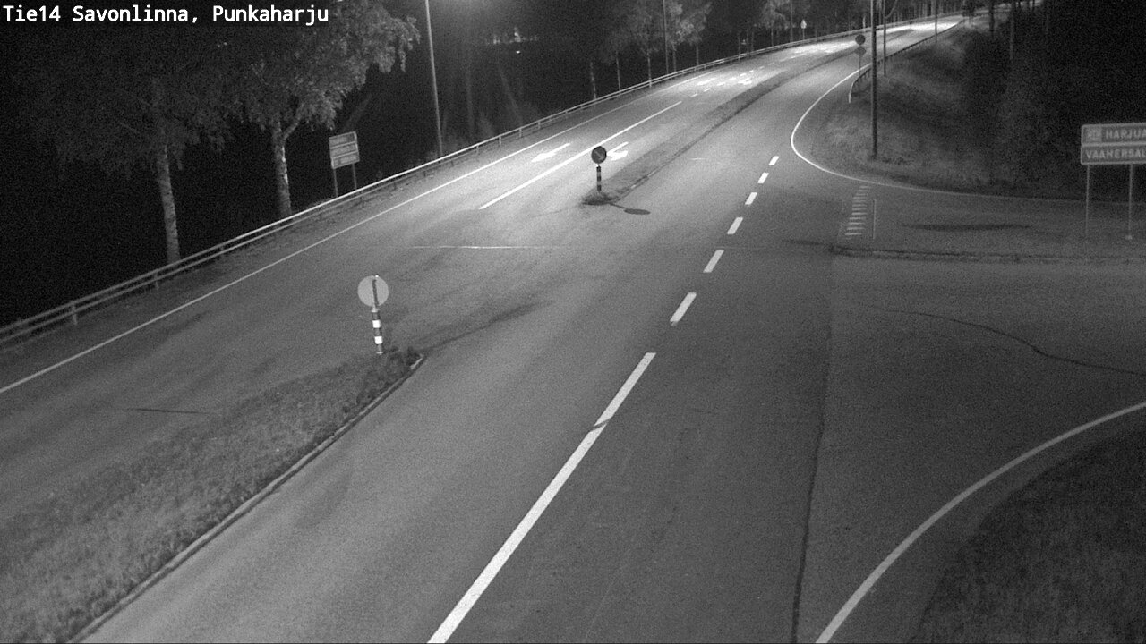 Weather Camera Image Väg 14 Savonlinna, Punkaharju, Savonlinna, Etelä-Savo