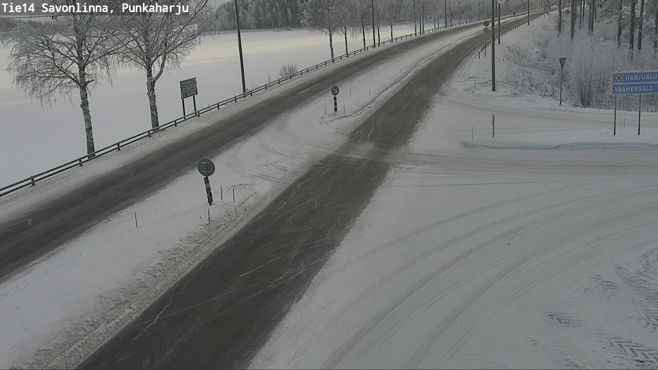Weather Camera Image Road 14 Savonlinna, Punkaharju, Savonlinna, Etelä-Savo