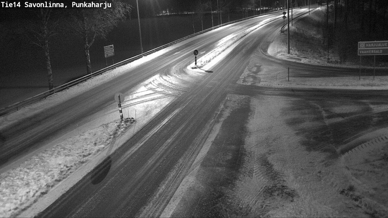 Weather Camera Image Väg 14 Savonlinna, Punkaharju, Savonlinna, Etelä-Savo