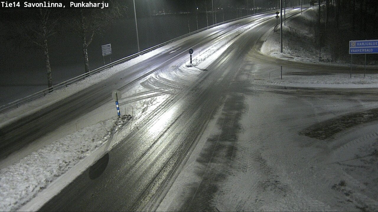 Weather Camera Image Väg 14 Savonlinna, Punkaharju, Savonlinna, Etelä-Savo