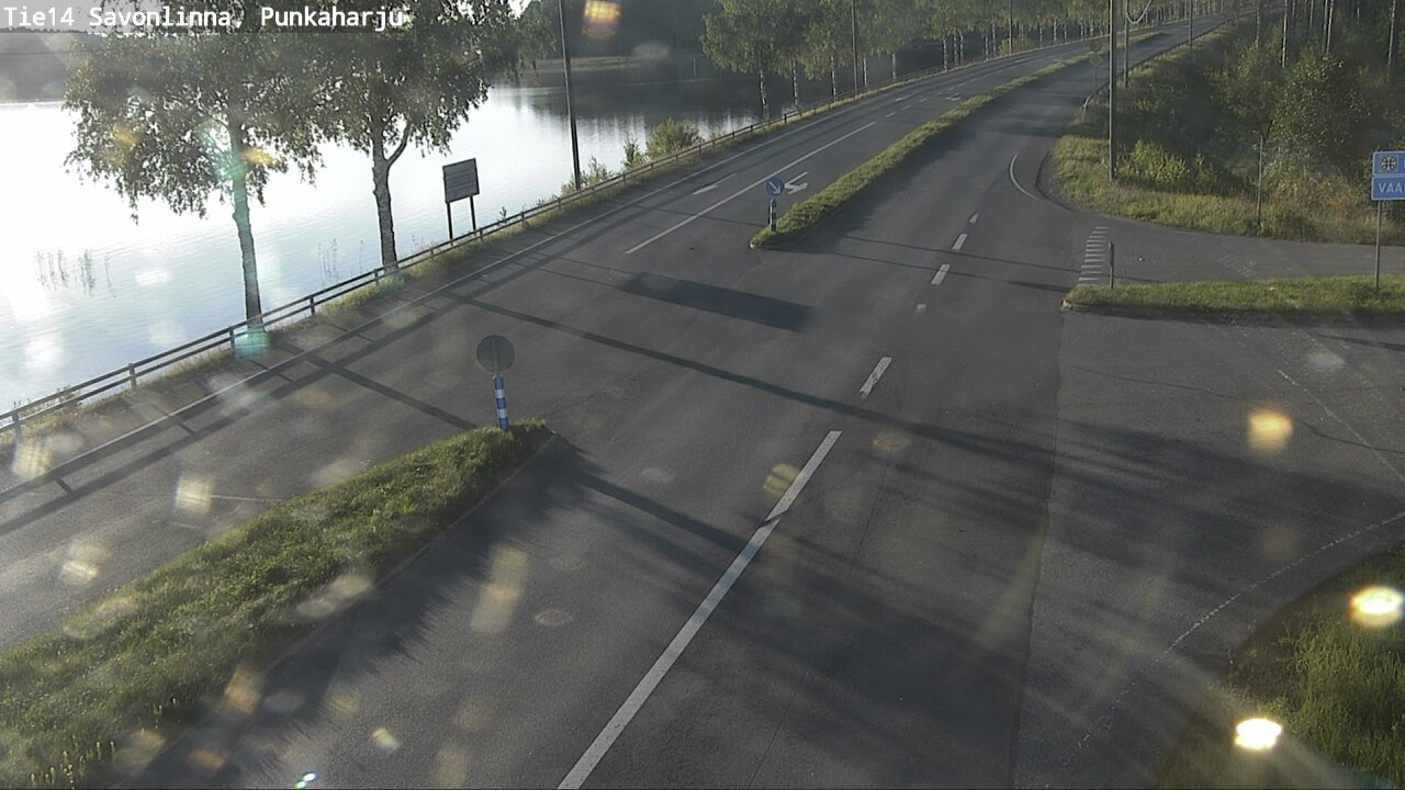 Weather Camera Image Road 14 Savonlinna, Punkaharju, Savonlinna, Etelä-Savo
