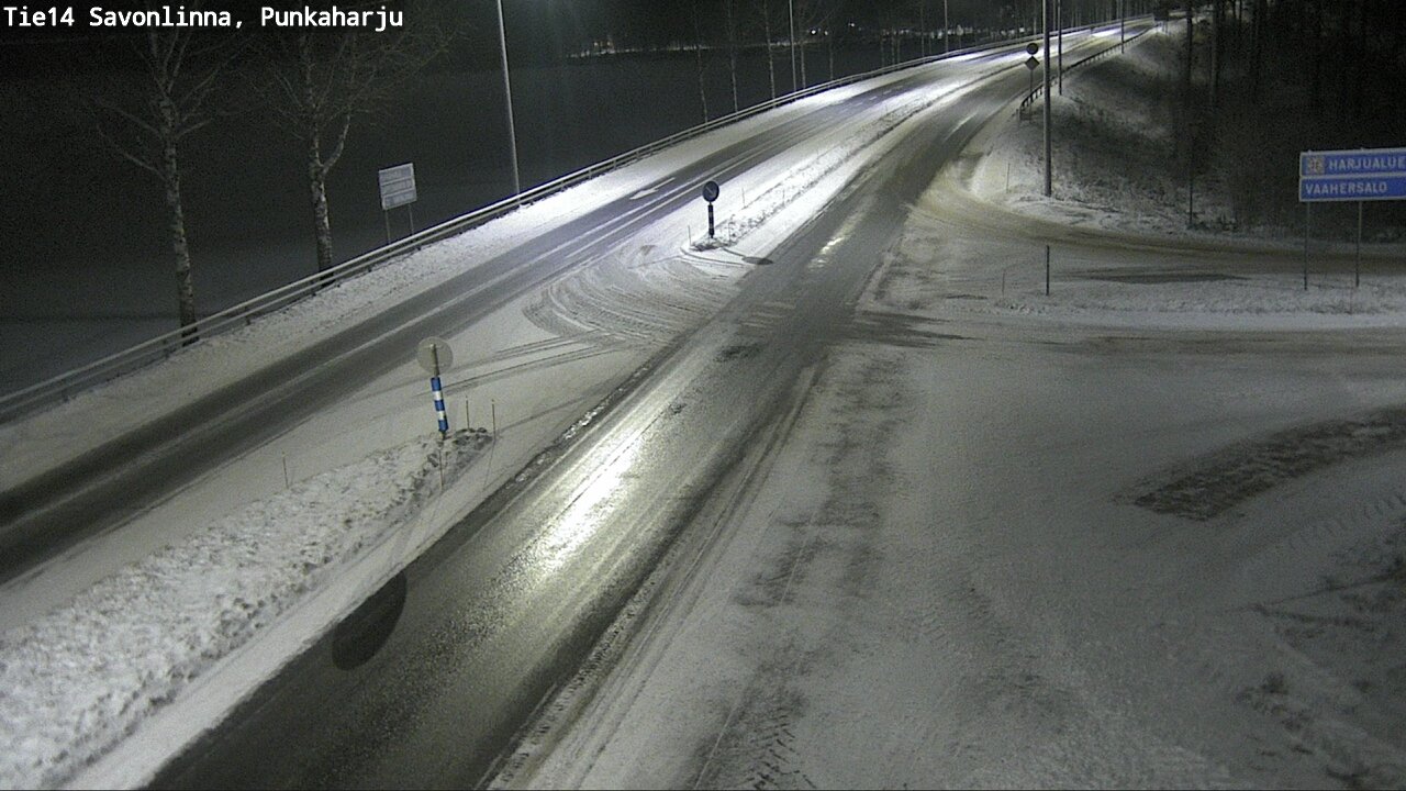 Weather Camera Image Väg 14 Savonlinna, Punkaharju, Savonlinna, Etelä-Savo
