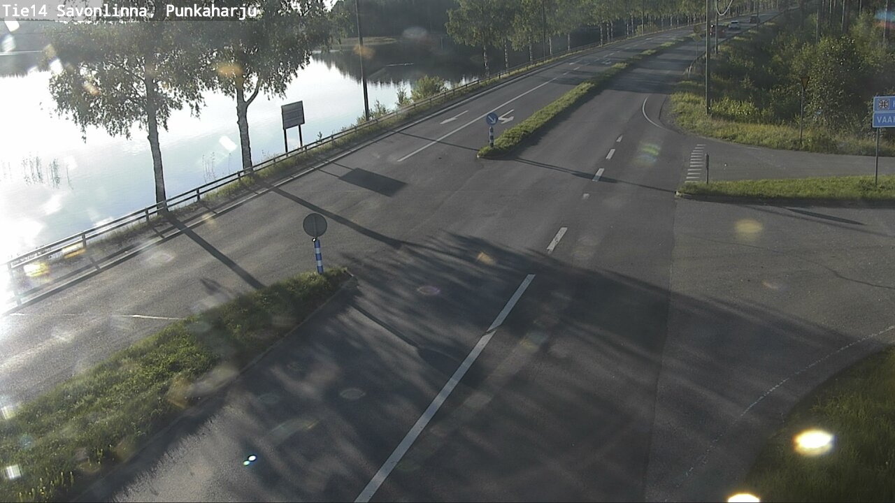 Weather Camera Image Road 14 Savonlinna, Punkaharju, Savonlinna, Etelä-Savo