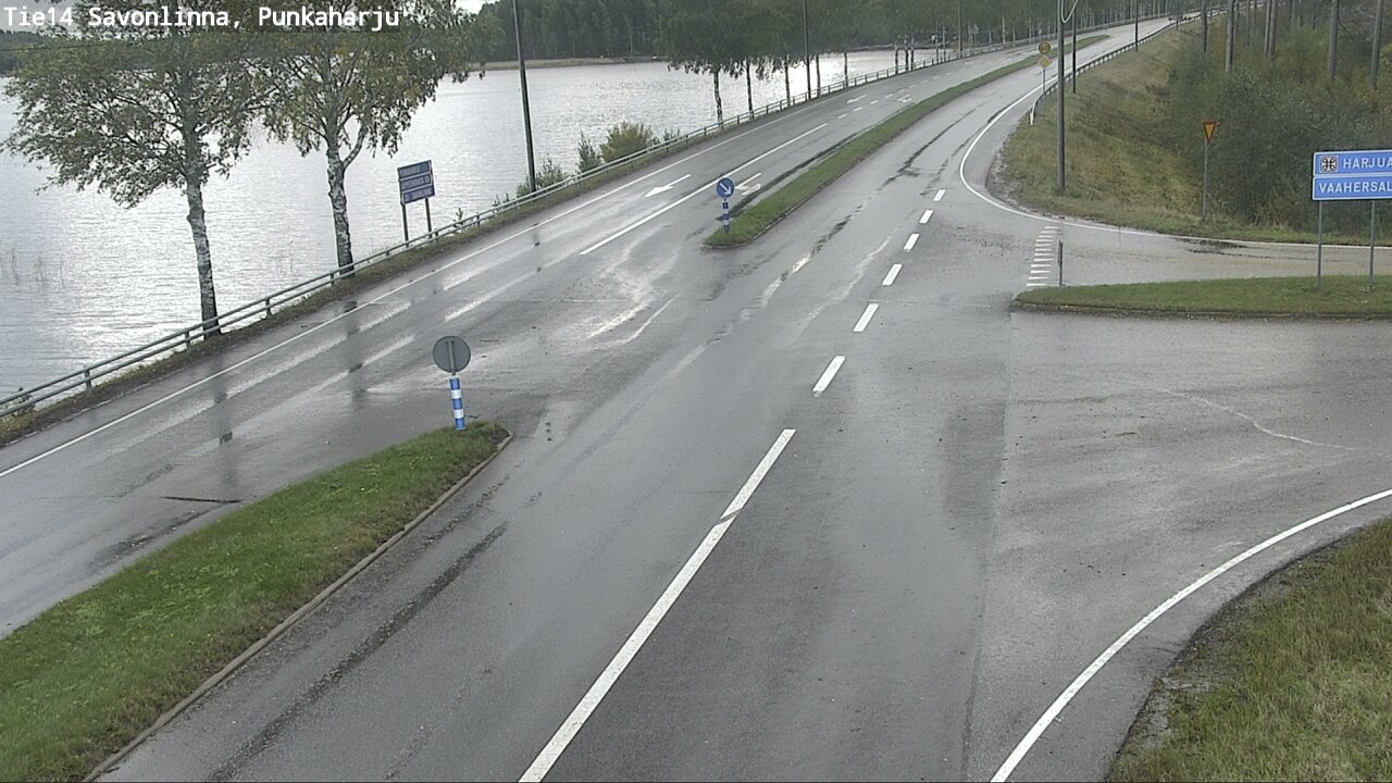 Weather Camera Image Väg 14 Savonlinna, Punkaharju, Savonlinna, Etelä-Savo