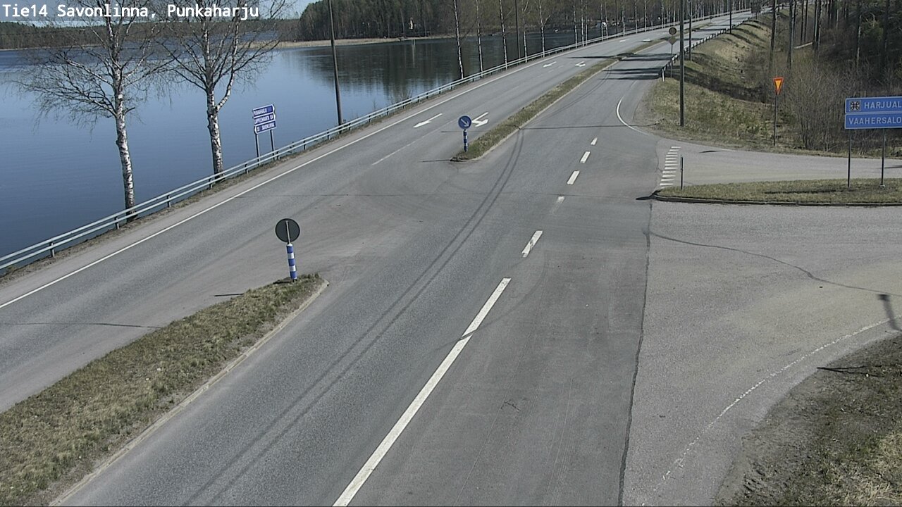 Weather Camera Image Väg 14 Savonlinna, Punkaharju, Savonlinna, Etelä-Savo