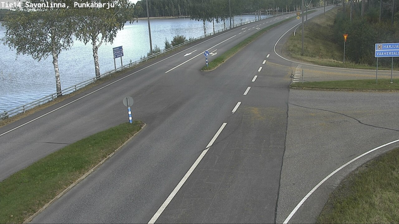 Weather Camera Image Road 14 Savonlinna, Punkaharju, Savonlinna, Etelä-Savo