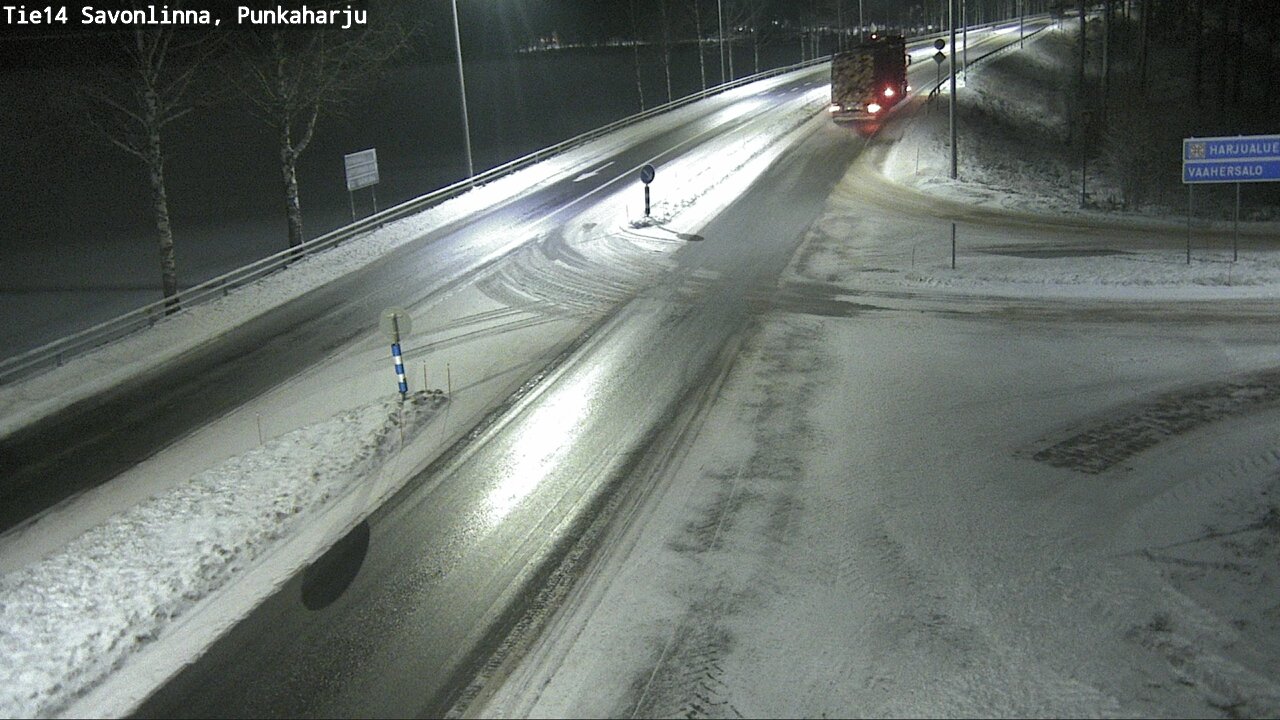 Weather Camera Image Väg 14 Savonlinna, Punkaharju, Savonlinna, Etelä-Savo