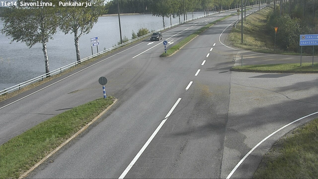 Weather Camera Image Väg 14 Savonlinna, Punkaharju, Savonlinna, Etelä-Savo