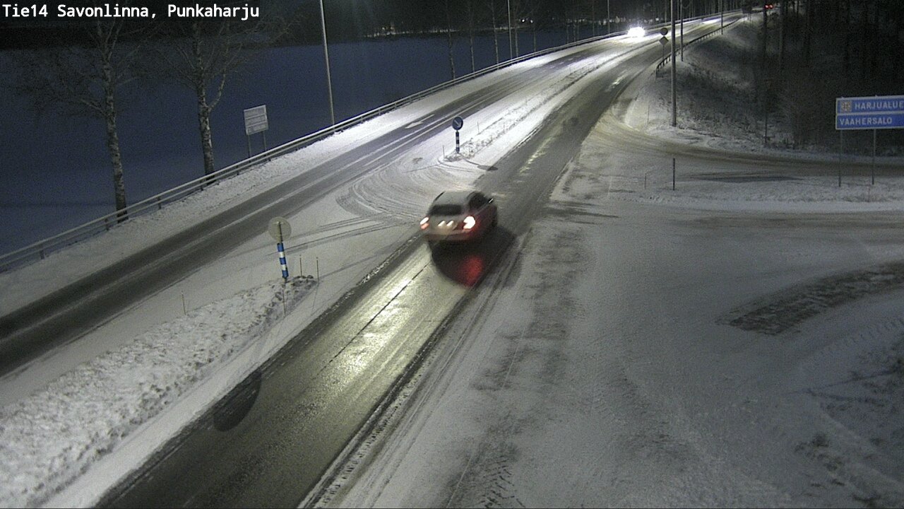 Weather Camera Image Väg 14 Savonlinna, Punkaharju, Savonlinna, Etelä-Savo