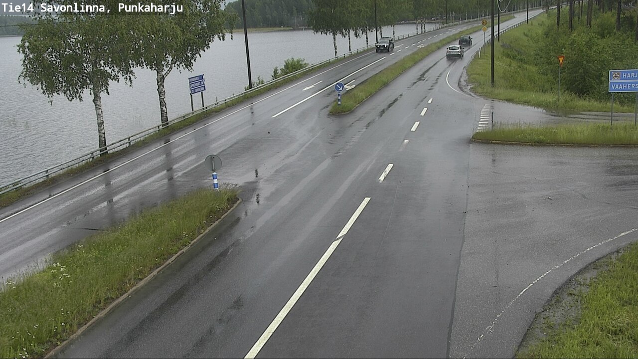Weather Camera Image Väg 14 Savonlinna, Punkaharju, Savonlinna, Etelä-Savo