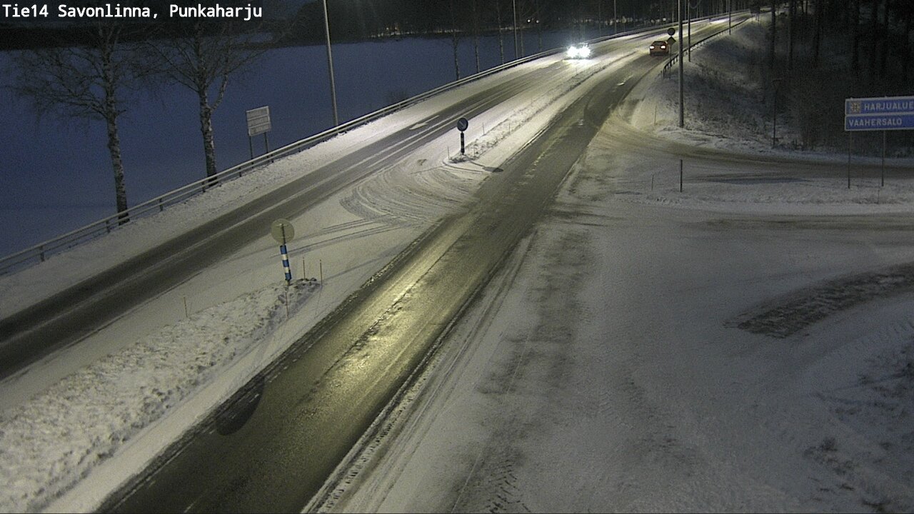 Weather Camera Image Väg 14 Savonlinna, Punkaharju, Savonlinna, Etelä-Savo