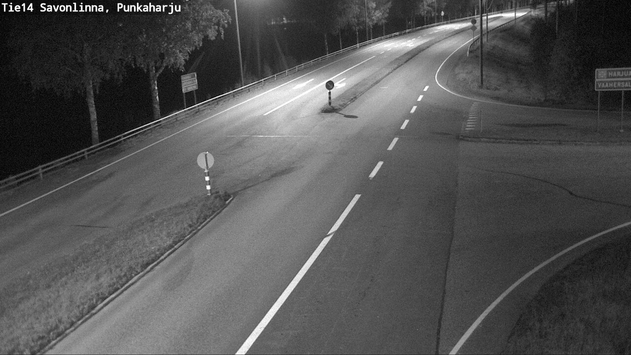 Weather Camera Image Väg 14 Savonlinna, Punkaharju, Savonlinna, Etelä-Savo