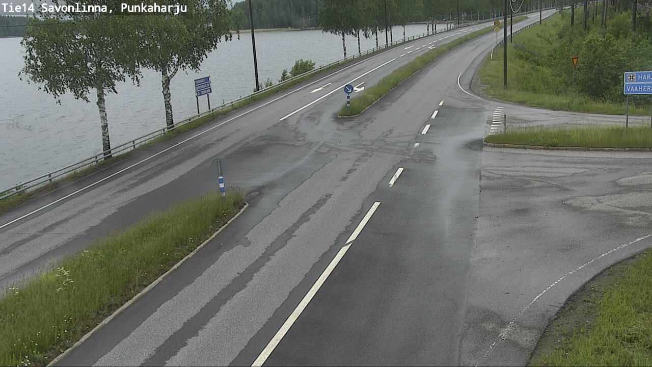 Weather Camera Image Väg 14 Savonlinna, Punkaharju, Savonlinna, Etelä-Savo