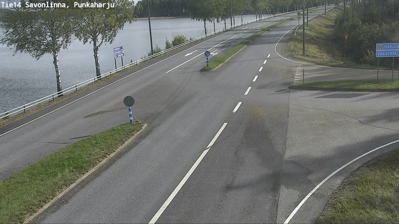 Weather Camera Image Väg 14 Savonlinna, Punkaharju, Savonlinna, Etelä-Savo