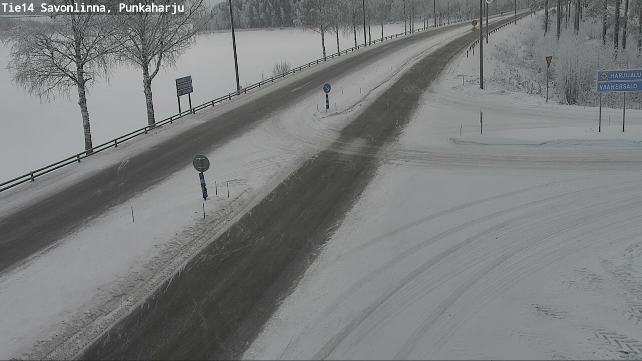 Weather Camera Image Road 14 Savonlinna, Punkaharju, Savonlinna, Etelä-Savo