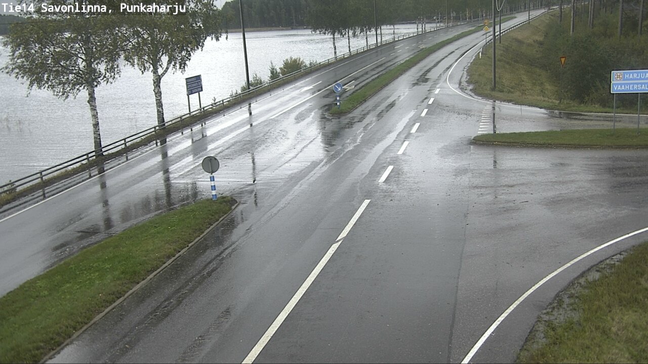 Weather Camera Image Väg 14 Savonlinna, Punkaharju, Savonlinna, Etelä-Savo