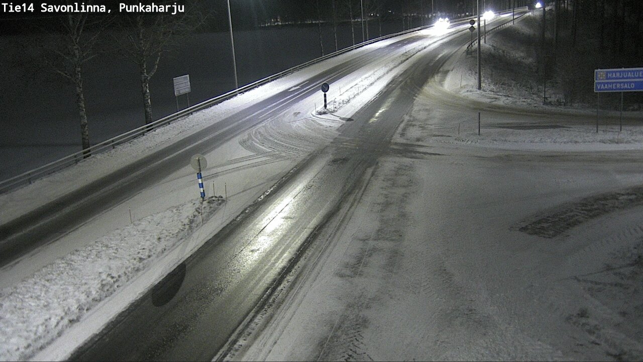 Weather Camera Image Väg 14 Savonlinna, Punkaharju, Savonlinna, Etelä-Savo