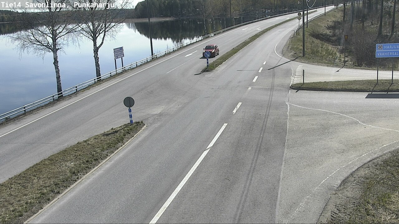 Weather Camera Image Väg 14 Savonlinna, Punkaharju, Savonlinna, Etelä-Savo
