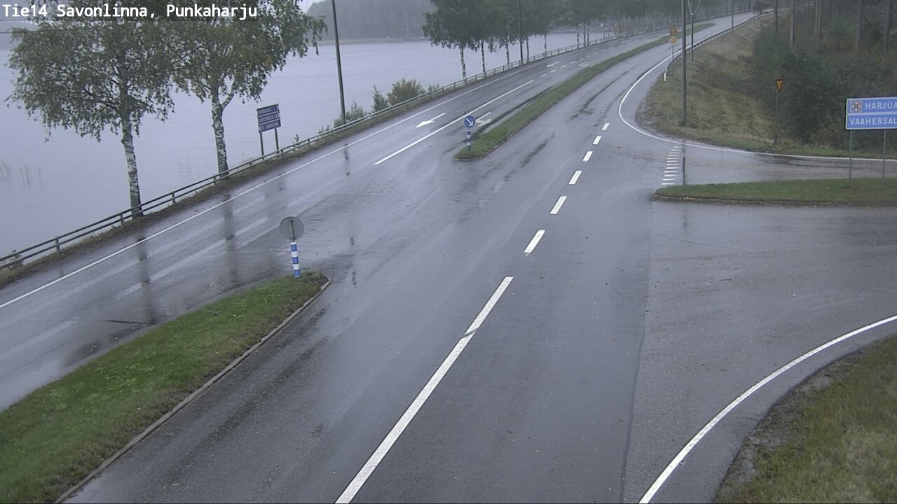 Weather Camera Image Väg 14 Savonlinna, Punkaharju, Savonlinna, Etelä-Savo
