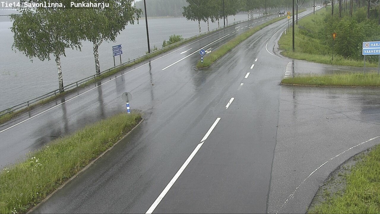 Weather Camera Image Road 14 Savonlinna, Punkaharju, Savonlinna, Etelä-Savo